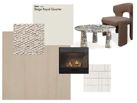 Modern Coastal / MCM Living Interior Design Mood Board by Sage & Stone Projects