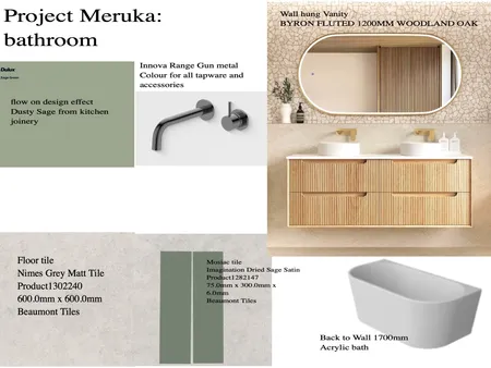 Protect Meruka :Bath Interior Design Mood Board by LEOPARD + LAMP INTERIORS