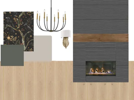 moody mid century modern 11 Interior Design Mood Board by kaileeek