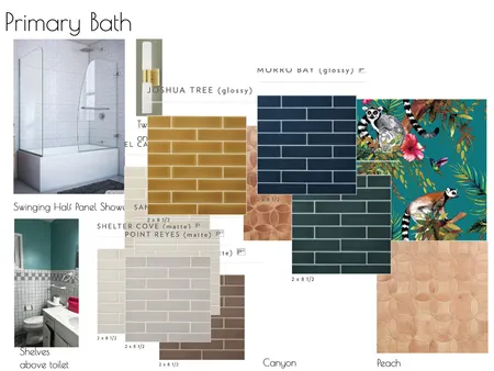 LB Primary Bath REV01 Interior Design Mood Board by MTLuppino@gmail.com