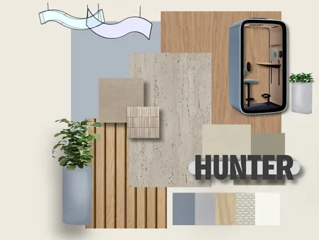 Hunter Office Finishes Board Interior Design Mood Board by c_laretriffett on Style Sourcebook