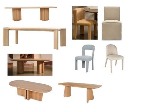 Dining Options Interior Design Mood Board by House of Kirby