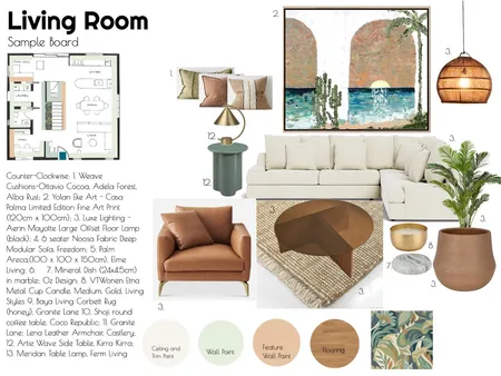 TanyaSmith.Assignment9.SampleBoard.LivingRoom.FINAL Interior Design Mood Board by TanyaS on Style Sourcebook