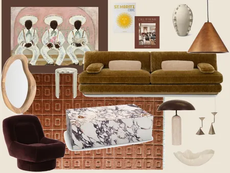 Living Interior Design Mood Board by Bianco Studio