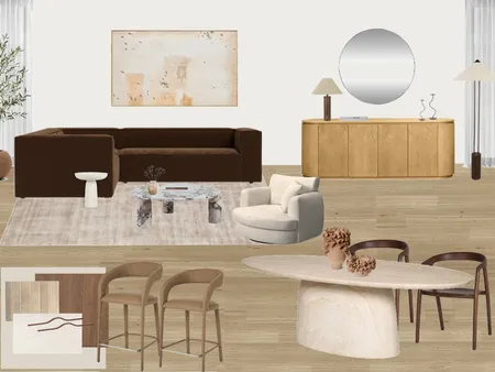 Main Living & Dining Interior Design Mood Board by Haus Studio Interiors on Style Sourcebook