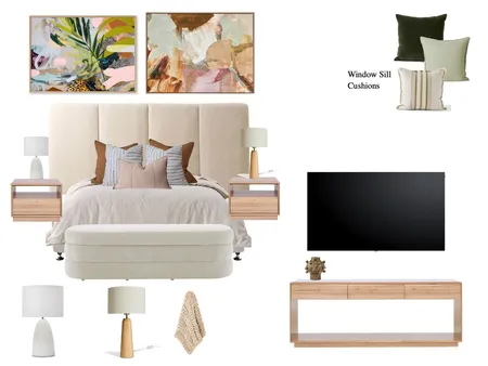Master Bedroom Interior Design Mood Board by IIDR Interior Design on Style Sourcebook