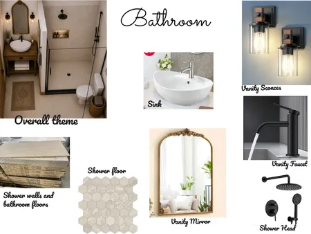 N&E Bathroom design Interior Design Mood Board by Mandii08
