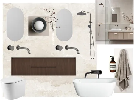 Ensuite Interior Design Mood Board by Ebb05