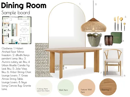 TanyaSmith.Assignment 9.Dining Room.Final Interior Design Mood Board by TanyaS on Style Sourcebook