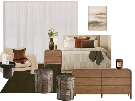 Organic Bedroom Interior Design Mood Board by Meticulous spaces on Style Sourcebook