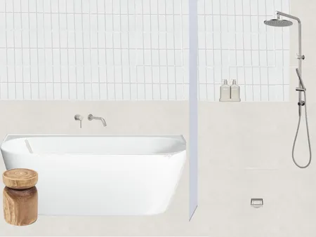 main bathroom Interior Design Mood Board by Five Files Design Studio