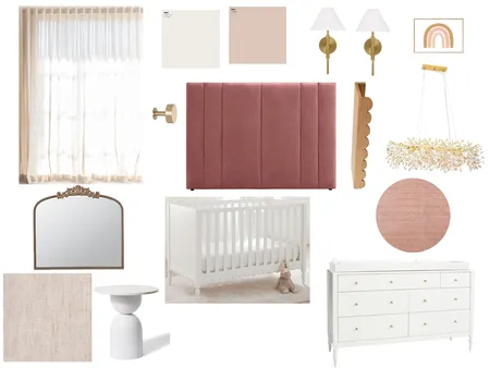 NURSERY RENATA 2 Interior Design Mood Board by BOREAL STUDIO MX on Style Sourcebook