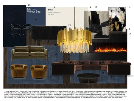 Living Room Final New Interior Design Mood Board by thebeafactor on Style Sourcebook