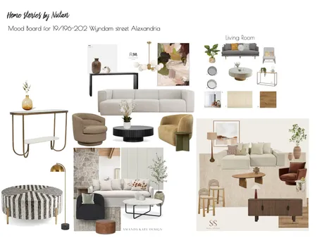 Mood Board Living for NICKY Interior Design Mood Board by nutan.meharwade@gmail.com