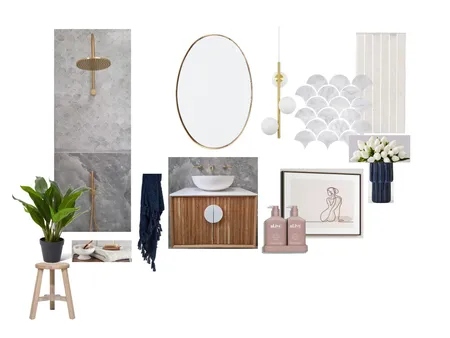 Donovan bathroom Interior Design Mood Board by Sharon