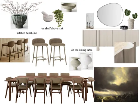 Project Nicholls - final kitchen & dining Interior Design Mood Board by Meraki Interiors on Style Sourcebook