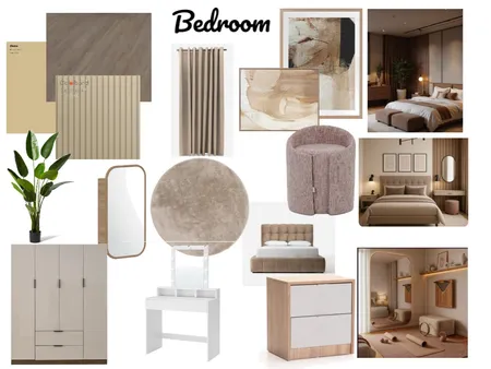 Bedroom Interior Design Mood Board by Kerry Govender