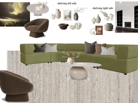 Project Nicholls - final main living Interior Design Mood Board by Meraki Interiors on Style Sourcebook