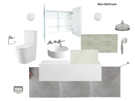 Carnegie - Main Bathroom Interior Design Mood Board by ADS Property Pty Ltd on Style Sourcebook