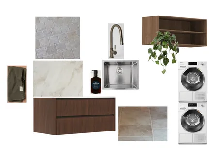 Laundry Interior Design Mood Board by teagantheo