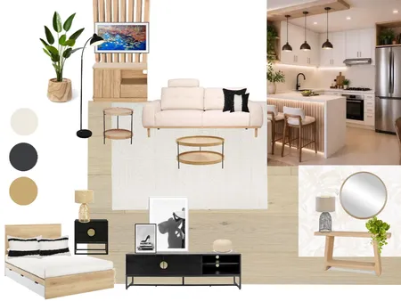 Monoambiente Interior Design Mood Board by Estudio CHNA on Style Sourcebook