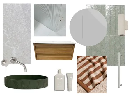 Ensuite Interior Design Mood Board by Heim Design