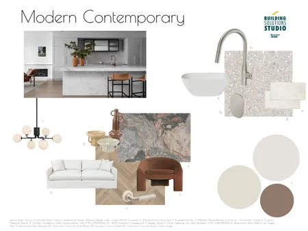 Modern Contemporary Interior Interior Design Mood Board by bsschwh@bunnings.com.au