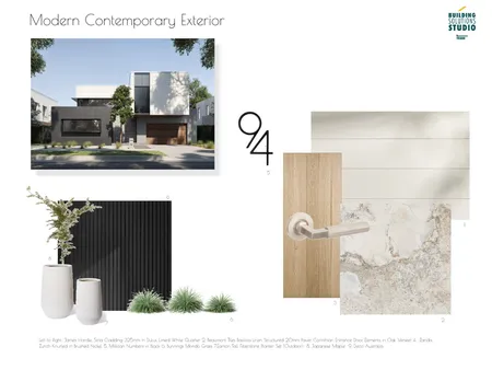 Modern Contemporary Exterior Interior Design Mood Board by bsschwh@bunnings.com.au