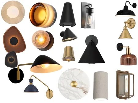 Bundanoon Wall Lights Interior Design Mood Board by Cogitarii