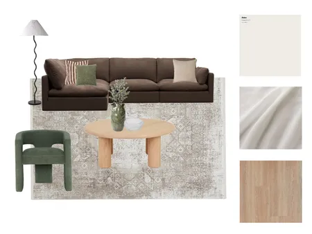 Living Room Interior Design Mood Board by Thehomelyhub