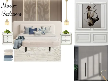 thandiwe master bedroom Interior Design Mood Board by dimakatso