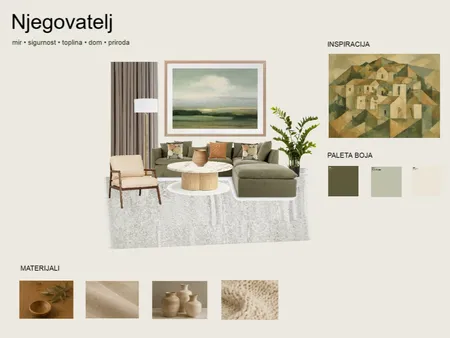 njegovatelj Interior Design Mood Board by Ljubinka1009