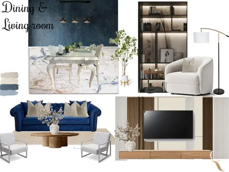 thandiwe dining and living room Interior Design Mood Board by dimakatso