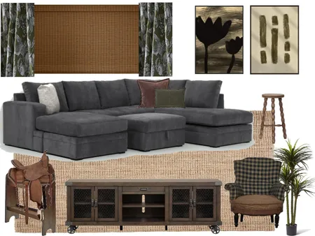 Upstairs Loft Interior Design Mood Board by Amanda Lutz