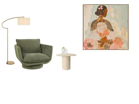 Reading Nook Interior Design Mood Board by IV