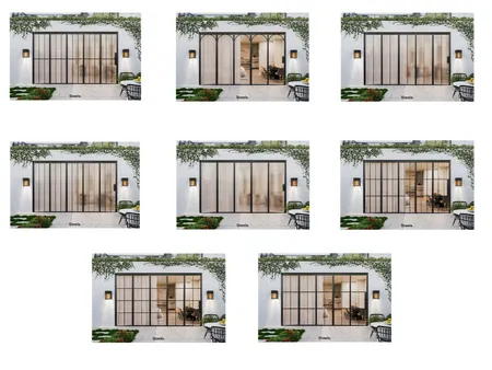 Black Framed Bifold Doors Interior Design Mood Board by Steela on Style Sourcebook