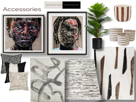 Project DM Accessories Interior Design Mood Board by Genevieve Chase Interior Design