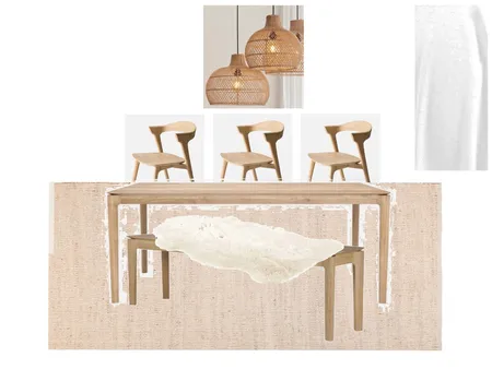 Dining Room Sample Board- Assignment 9 Interior Design Mood Board by Erina