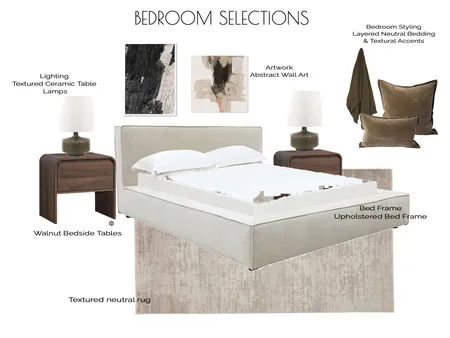 Bedroom Nick Interior Design Mood Board by HOUSE OF MAY DESIGNS