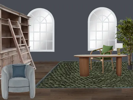 Room Board - Library Interior Design Mood Board by felicitym0911@gmail.com