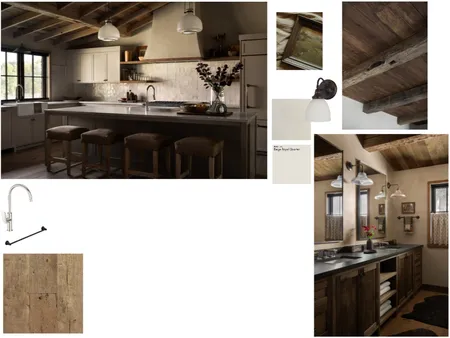 Contemporary Rustic Interior Design Mood Board by Amanda Lutz