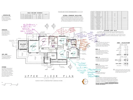 Jones Upstairs Tile Markup Interior Design Mood Board by Styled Interior Design