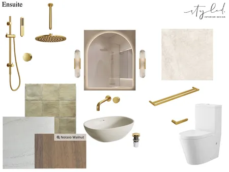 Maine - Ensuite Interior Design Mood Board by Styled Interior Design