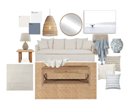 Hamptons Sample Board Interior Design Mood Board by kellie.odonnell21@gmail.com