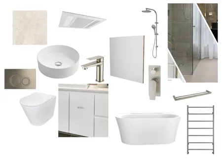 Bathroom Interior Design Mood Board by ayedeezee