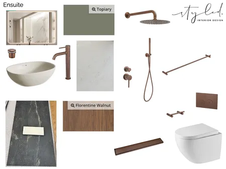 Jones - Ensuite Product Board Interior Design Mood Board by Styled Interior Design