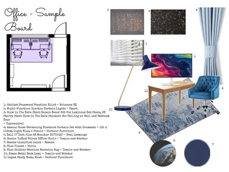 Module 10 - Nikora Cameron Interior Design Mood Board by goodall.edit.design