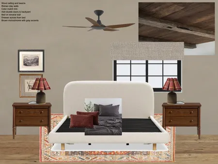 Redwood Creek Cabin, Guest Bedroom Interior Design Mood Board by Amanda Lutz