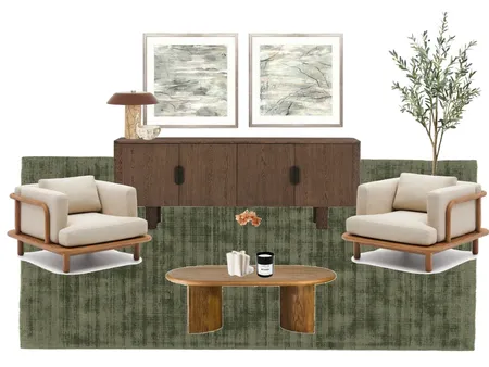 Australian-inspired Living room Interior Design Mood Board by Studio MOOJ