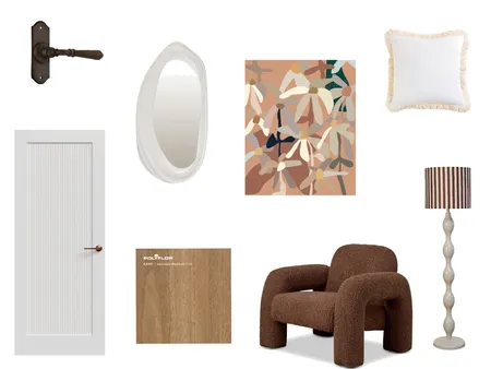 Warm toned sitting room Interior Design Mood Board by Style Sourcebook